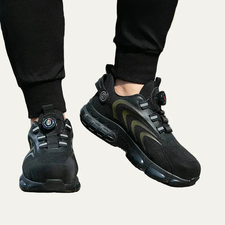 Mens Mesh Sneakers with Rotary Lacing System