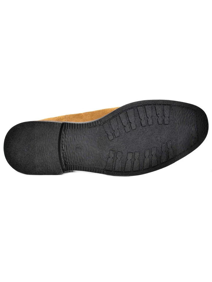 Unisex Chelsea Boots Suede Slip-On