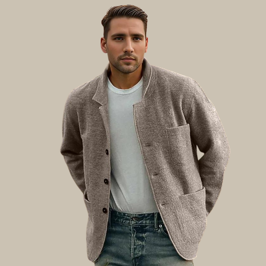 Mens Vest with Buttons Lightweight Summer Style - BritishMode