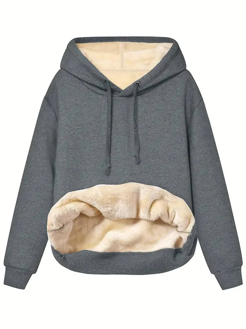 Mens Hooded Sweater Warm Knit Winter