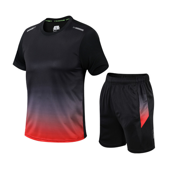 Mens Sportswear Set Polyester Activewear Comfortable Fit