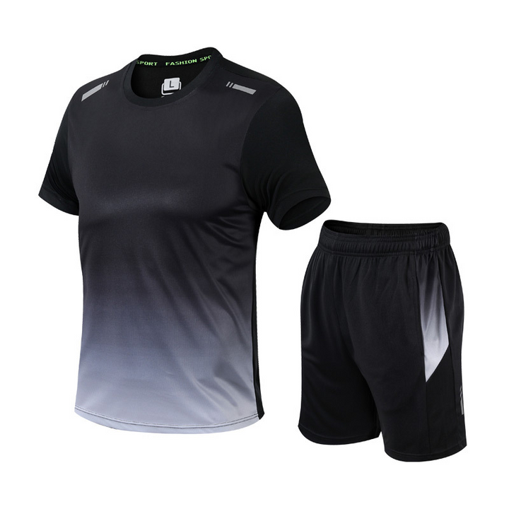 Mens Sportswear Set Polyester Activewear Comfortable Fit