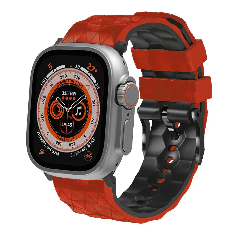 Unisex Sporty Football Strap Silicone Adjustable for Apple Watch