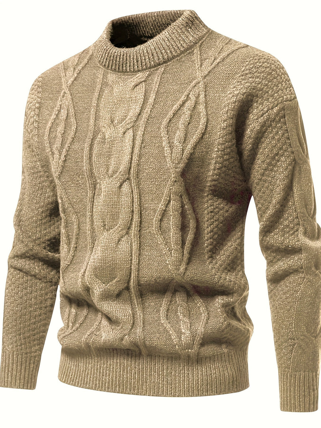 Mens Knit Sweater Vintage Style Regular Fit