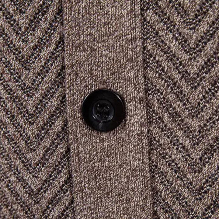 Mens Slim Fit Knitted Cardigan Button-Up V-Neck