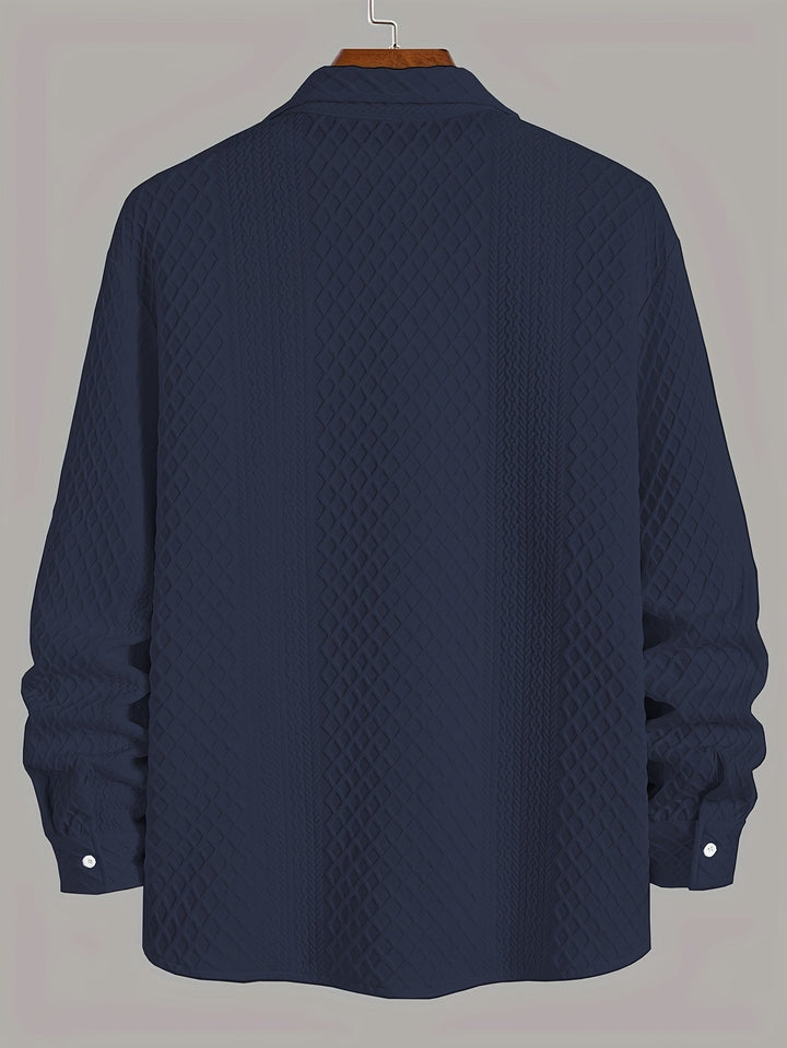 Mens Shirt Stretch Jersey Modern Comfort Classic Fit