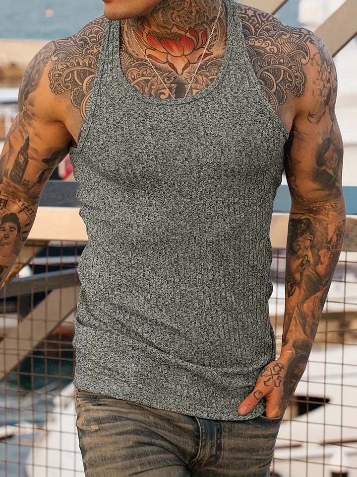 Mens Casual Tank Top Breathable Lightweight