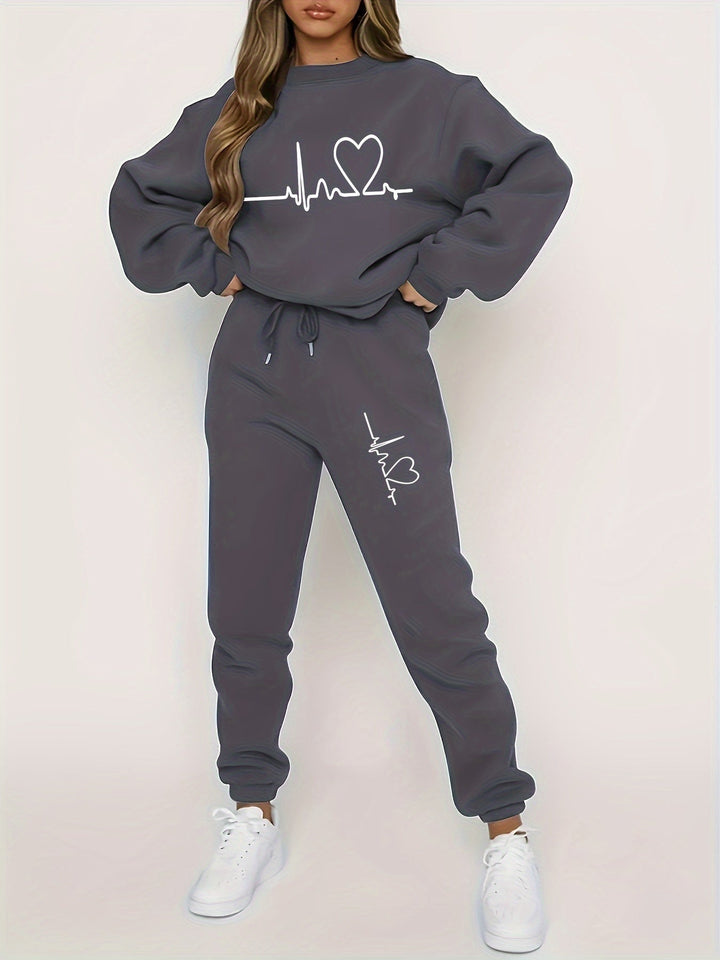 Womens Cotton Jogger Suit Comfortable Relaxed Fit