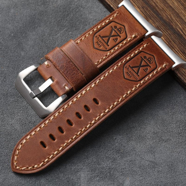 Unisex Genuine Leather Watch Band Classic Fit
