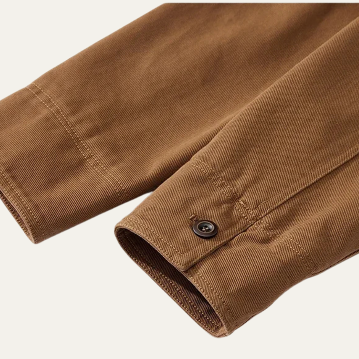 Mens Casual Button-Up Outerwear Jacket Modern Fit