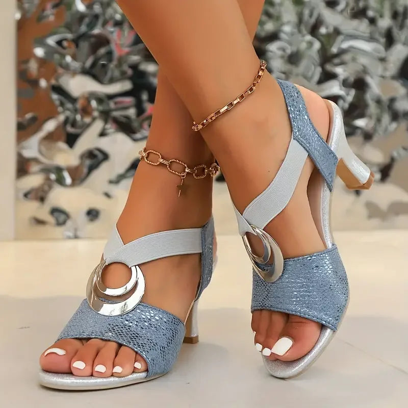 Womens High Heel Sandals Elegant Style