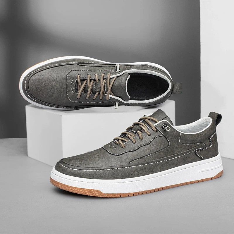 Mens Leather Sneakers Classic Style
