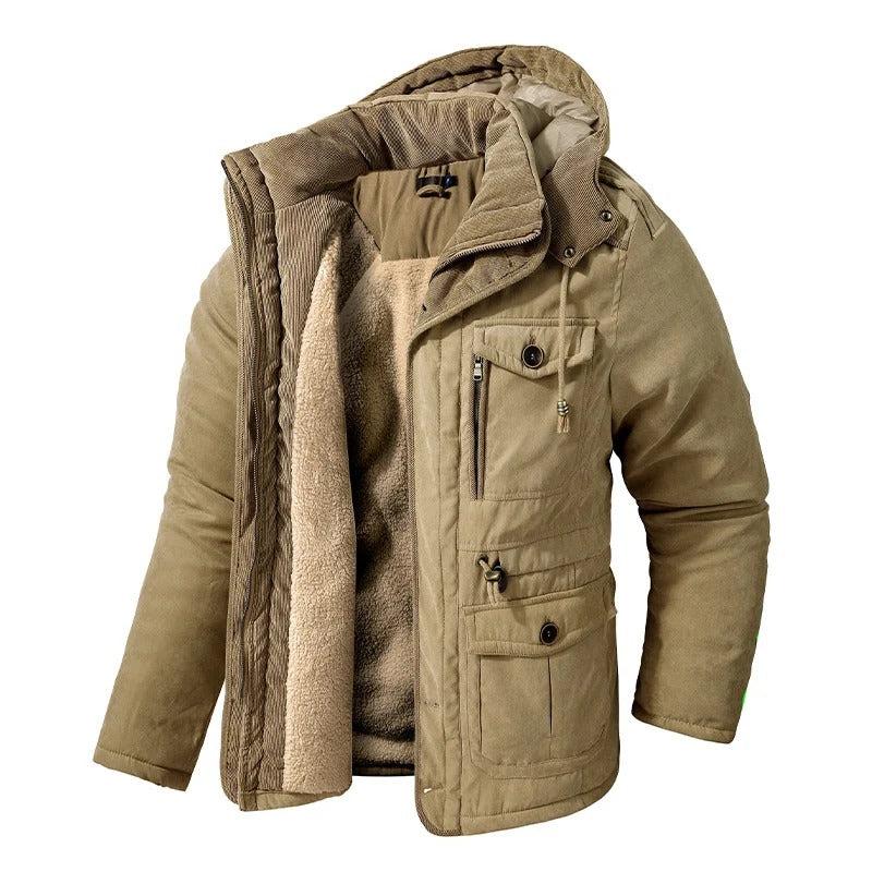 Mens Outdoor Jacket Insulated Warm Fit