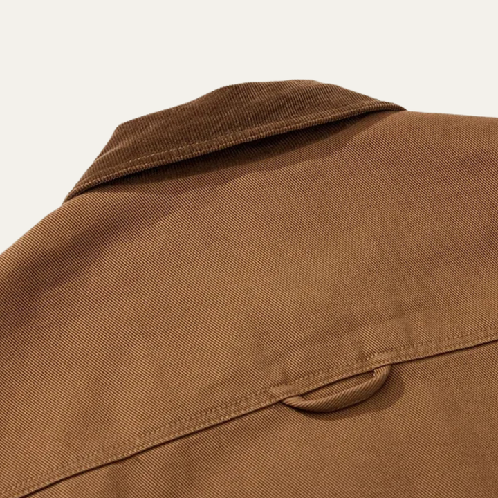 Mens Casual Button-Up Outerwear Jacket Modern Fit