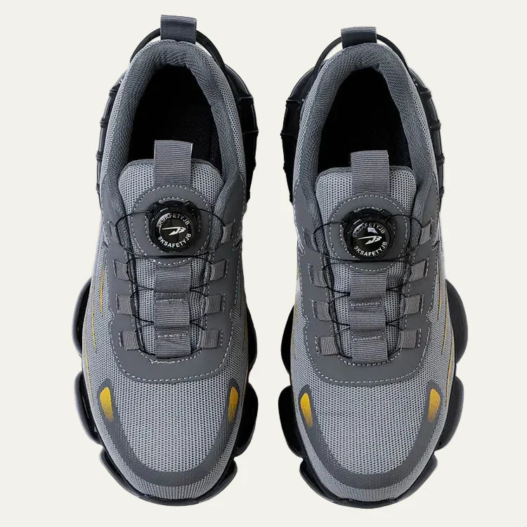 Mens Mesh Sneakers with Rotary Lacing System