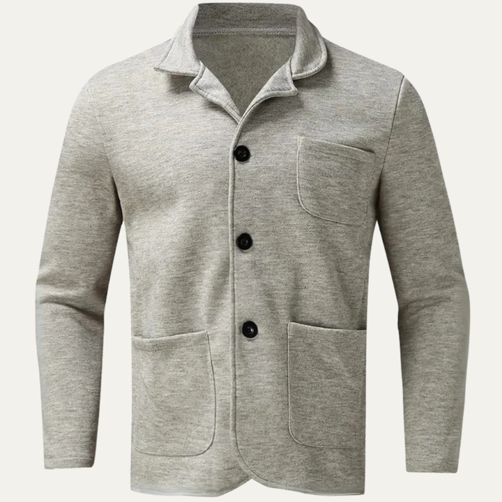 Mens Knit Chore Coat Jacket Relaxed Fit
