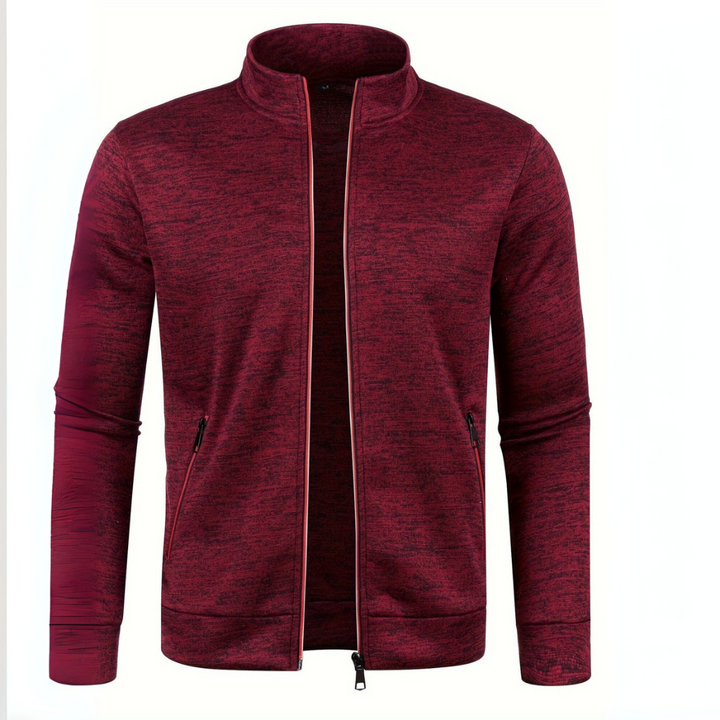 Mens Track Jacket Minimalist Piped Design