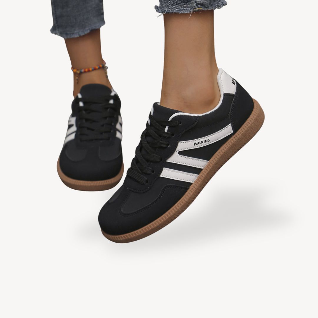 Womens Suede Orthopedic Sneakers Casual Fit