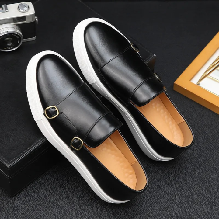 Mens Leather Loafers Modern Elegant Design