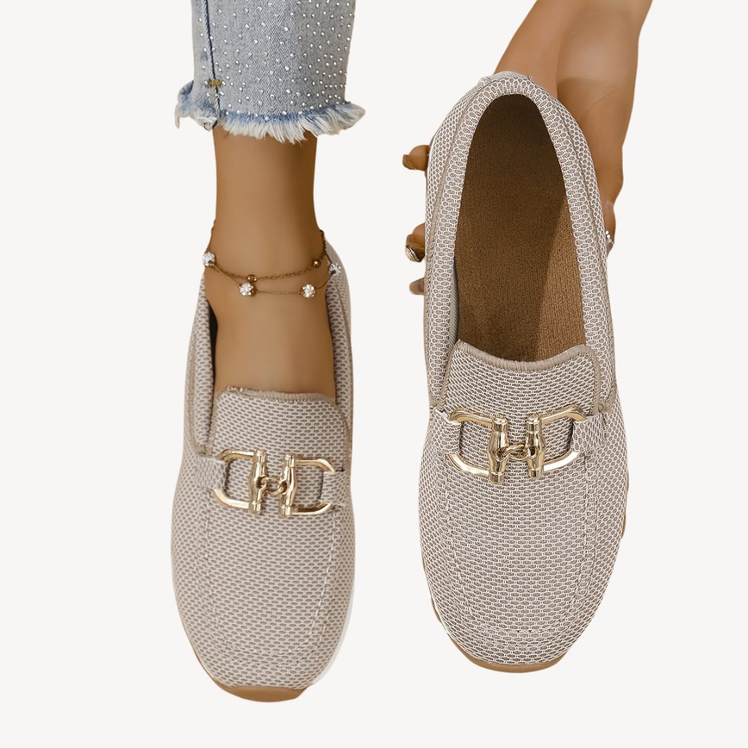 Womens Orthopedic Loafers with Mesh Upper