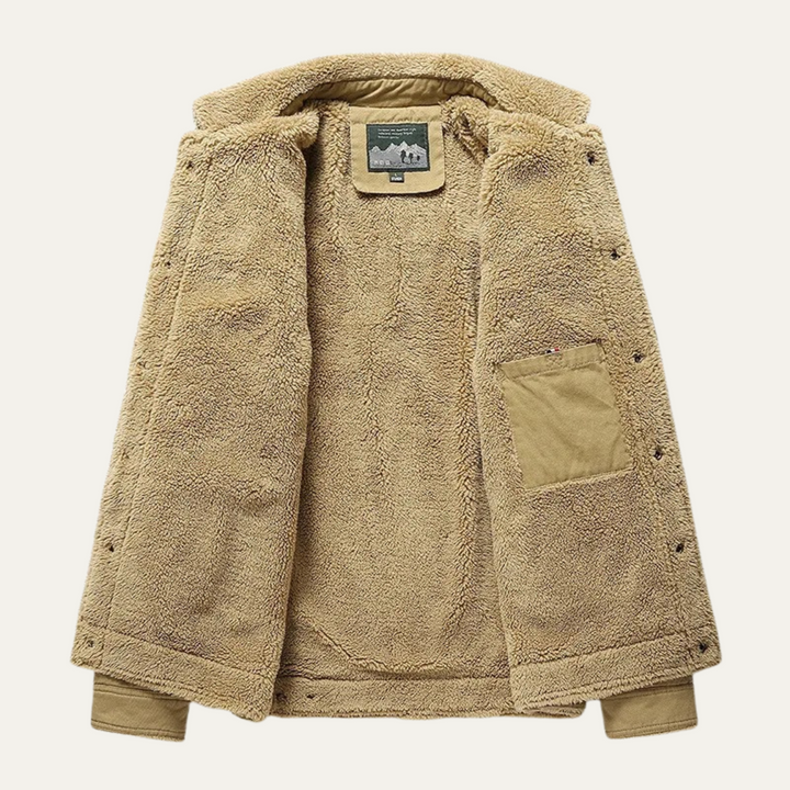 Mens Outdoor Jacket Fleece Lined Warm Winter Fit