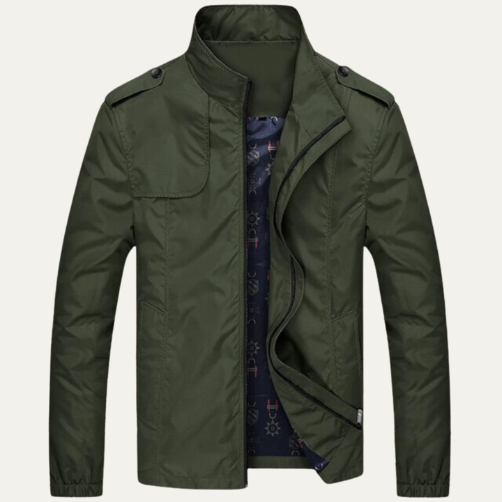 Mens Trucker Jacket Corduroy Windproof Classic Fit