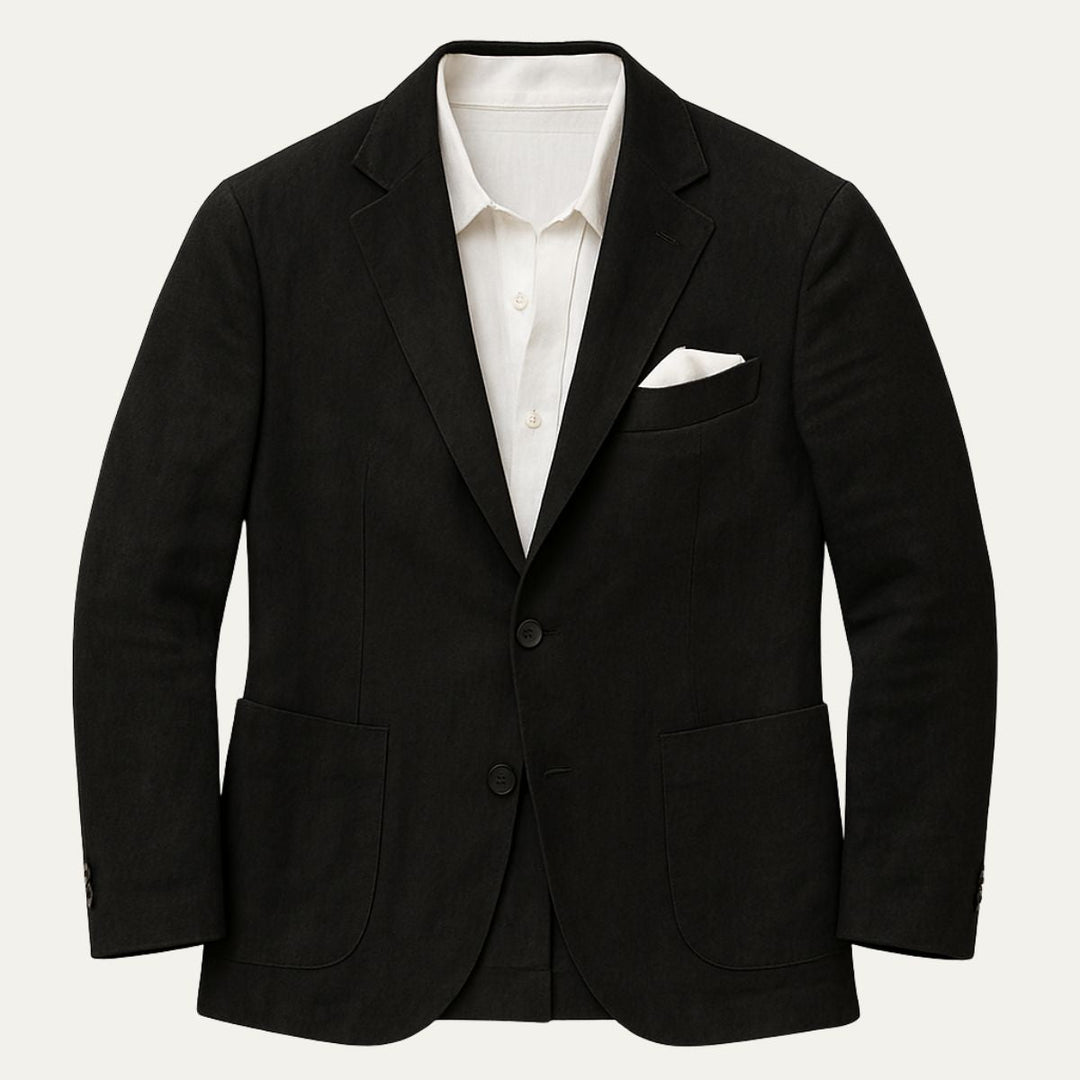 Mens Linen Blazer Formal Fit Summer Wedding Guest