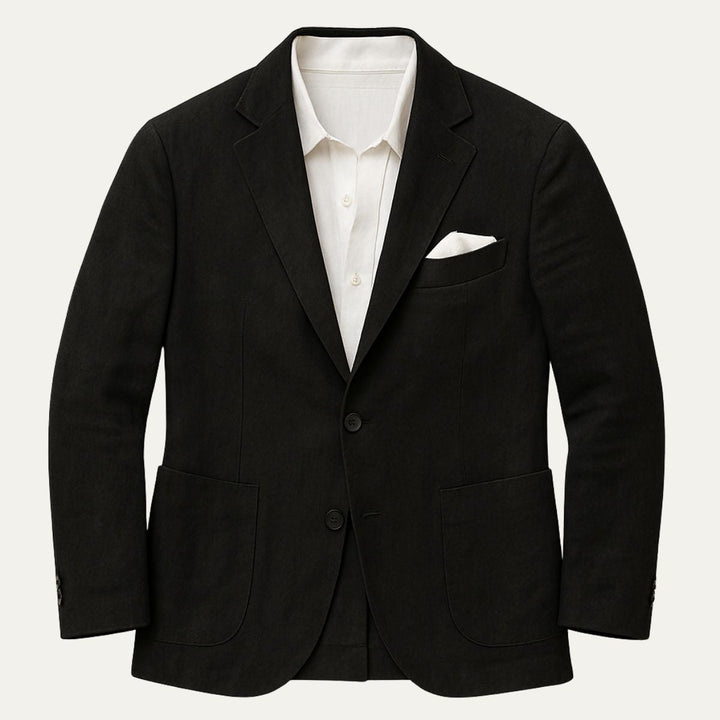 Mens Linen Blazer Formal Fit Summer Wedding Guest