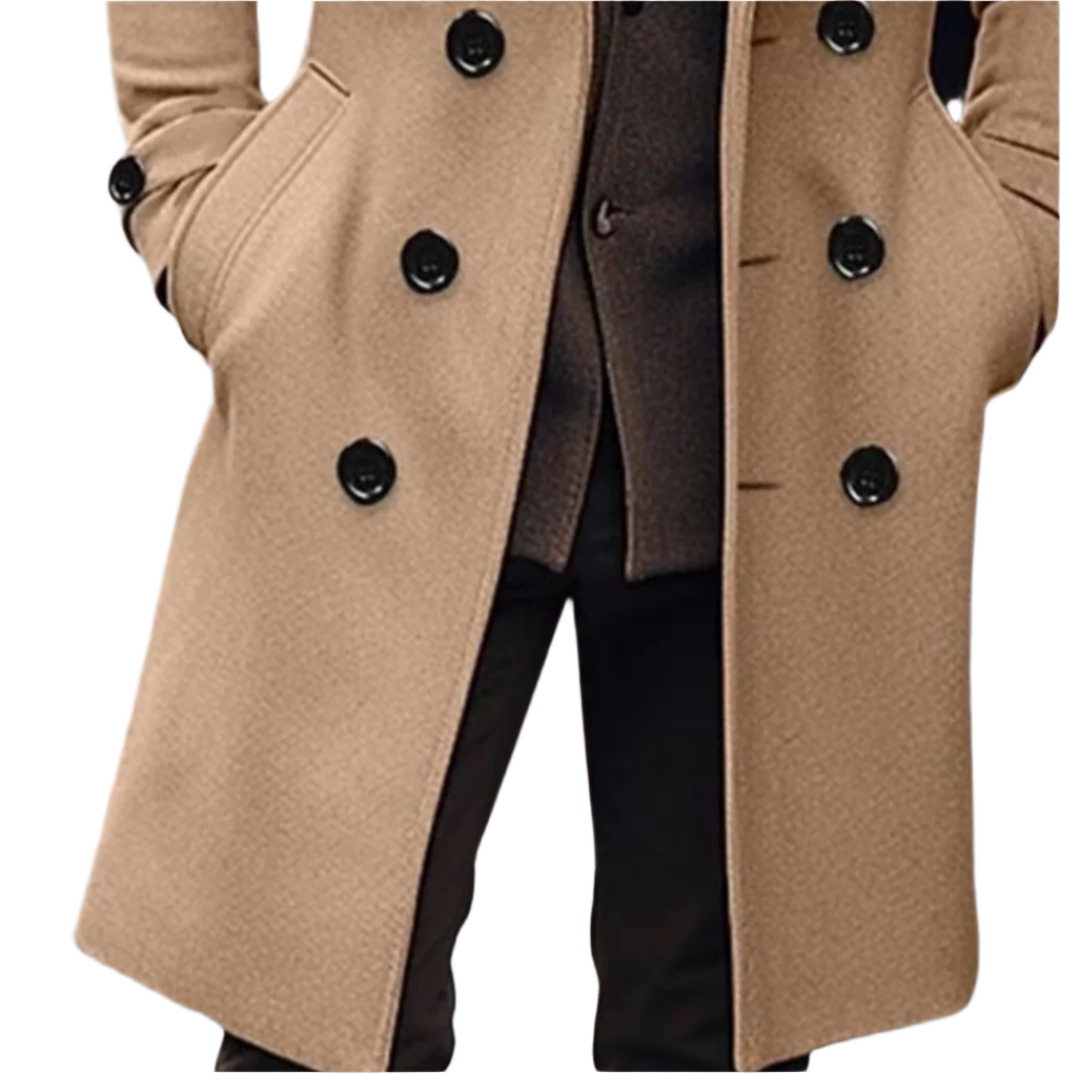 Mens Casual Trench Coat Lightweight Classic Fit
