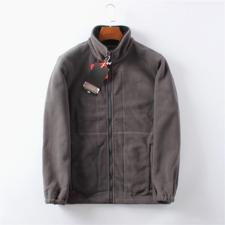 Mens Fleece Jacket Soft High Collar