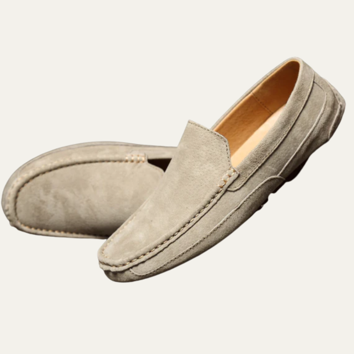 Mens Penny Loafers Suede Classic Style