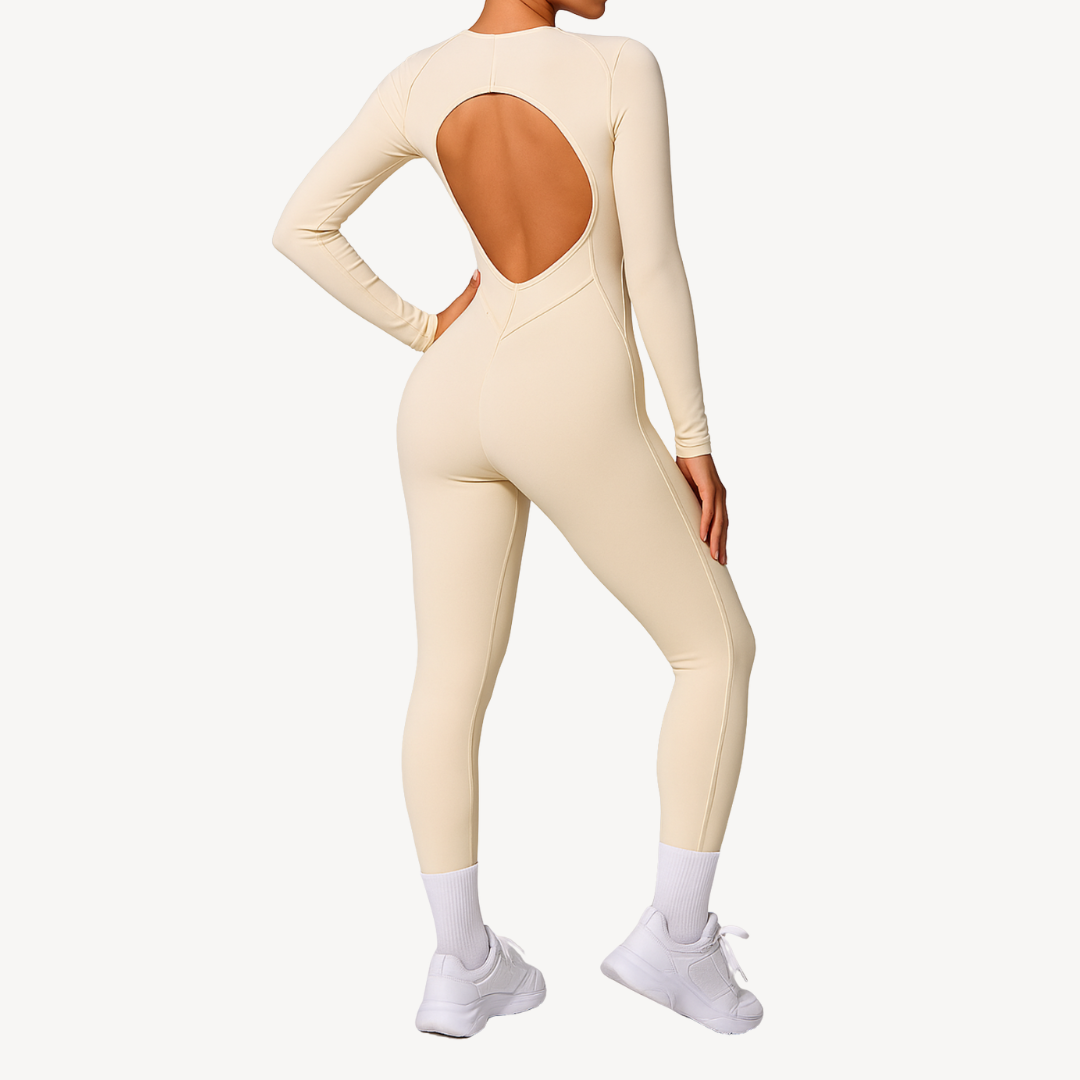 Womens Activewear Bodysuit Stretch Fit