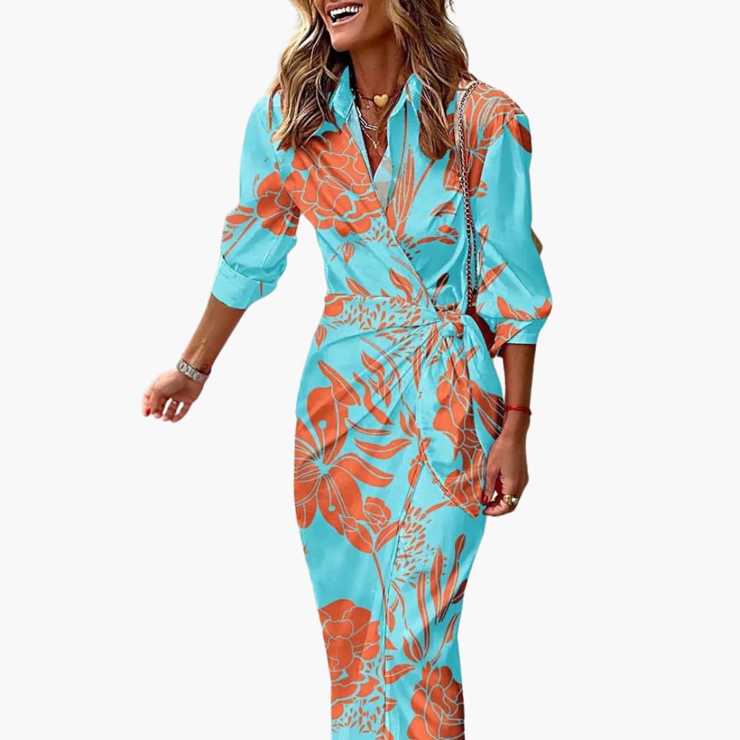 Womens Wrap Dress Lightweight Everyday Summer Style