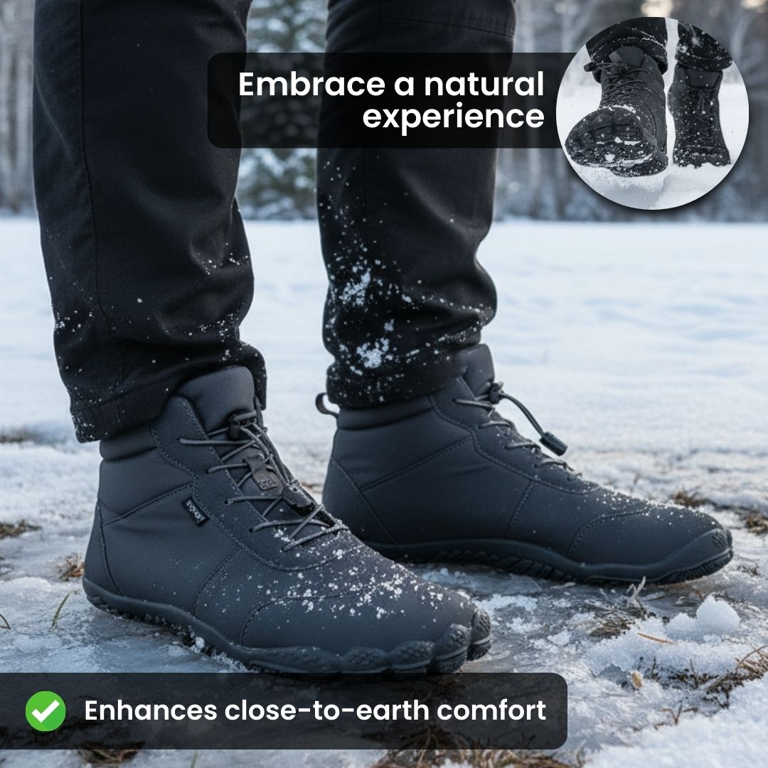 Unisex Winter Shoes Water-Resistant Non-Slip Wide Toe Box
