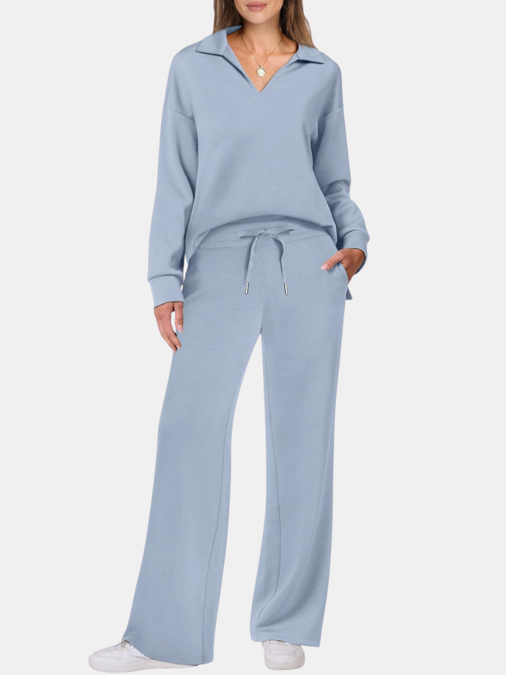 Womens Two-Piece Set Comfortable Relaxed Fit