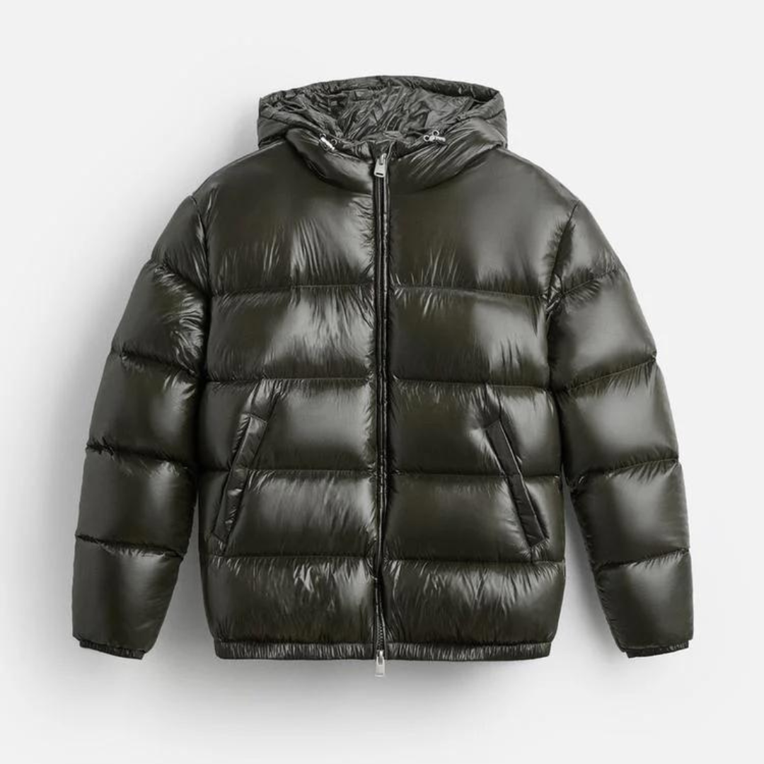 Mens Puffer Jacket Lightweight Padded Modern Fit
