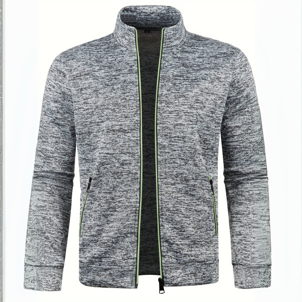 Mens Track Jacket Full Zip Piped Design
