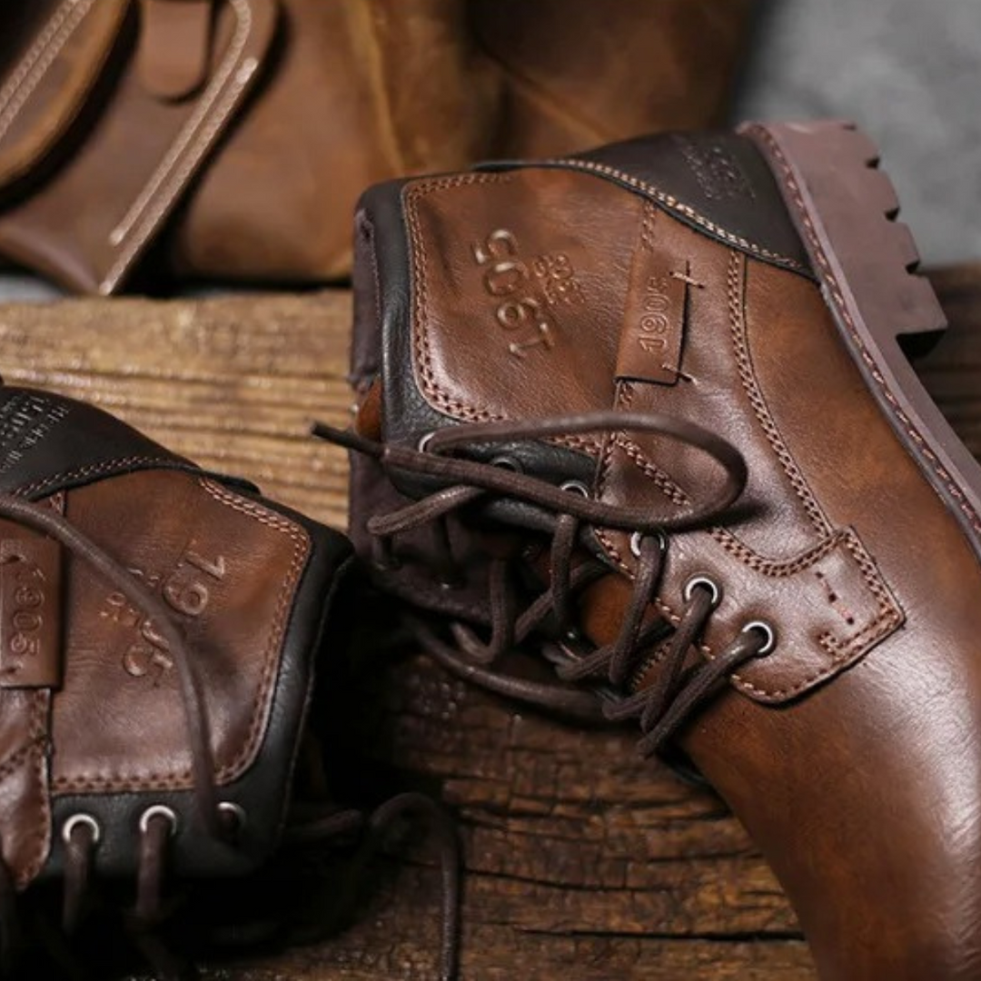 Mens Leather Boots Classic Style