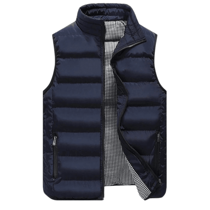 Unisex Quilted Vest Insulated Sleeveless Warm Jacket - BritishMode