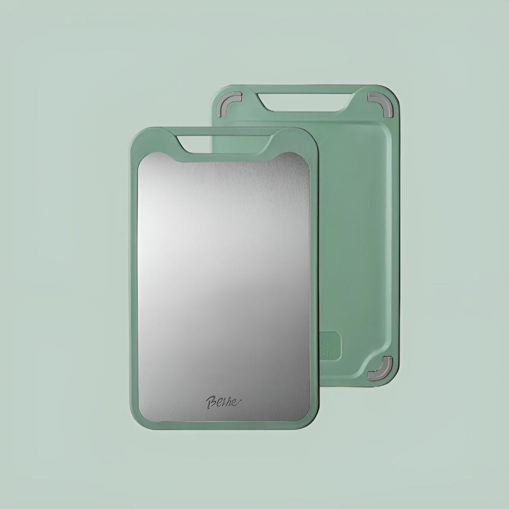 Two-Sided Metal Chopping Board Durable