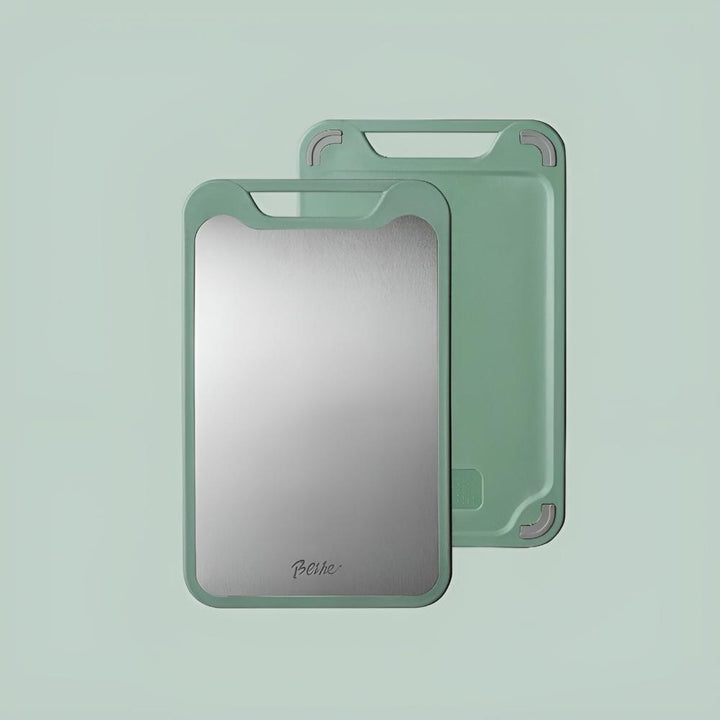 Two-Sided Metal Chopping Board Durable