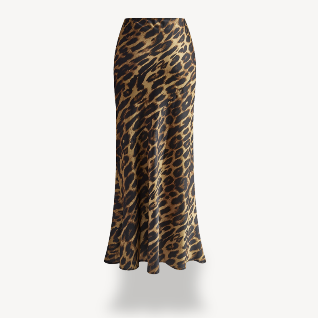 Womens Bodycon Maxi Skirt Ruched Stretch Fabric