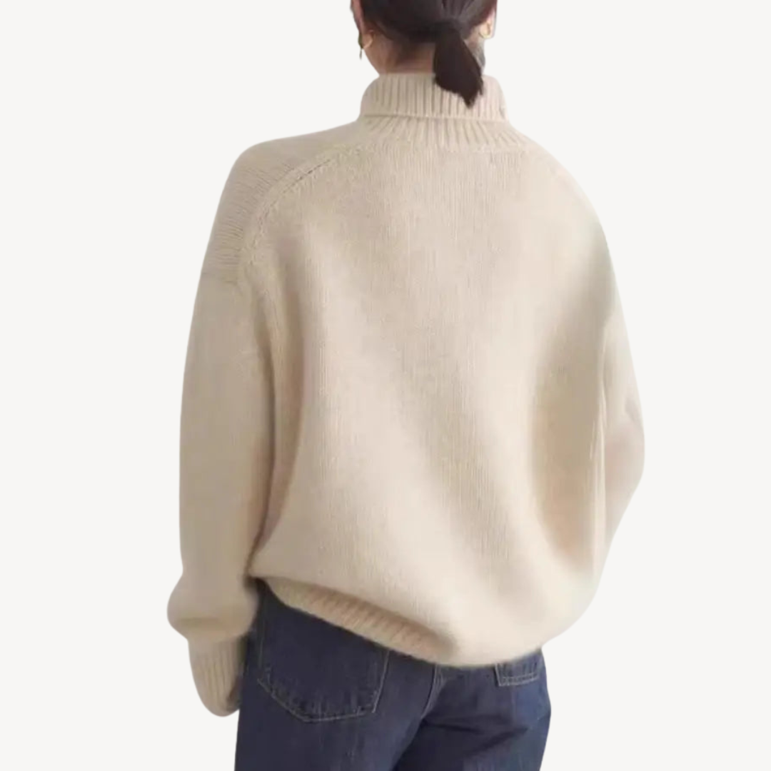 Womens Turtleneck Sweater Cozy Knit