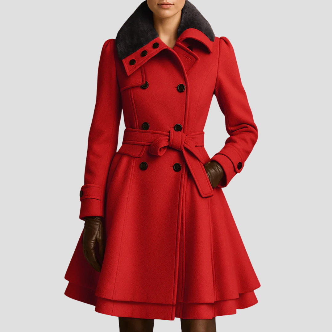 Womens Faux Fur Parka Coat Warm Fit