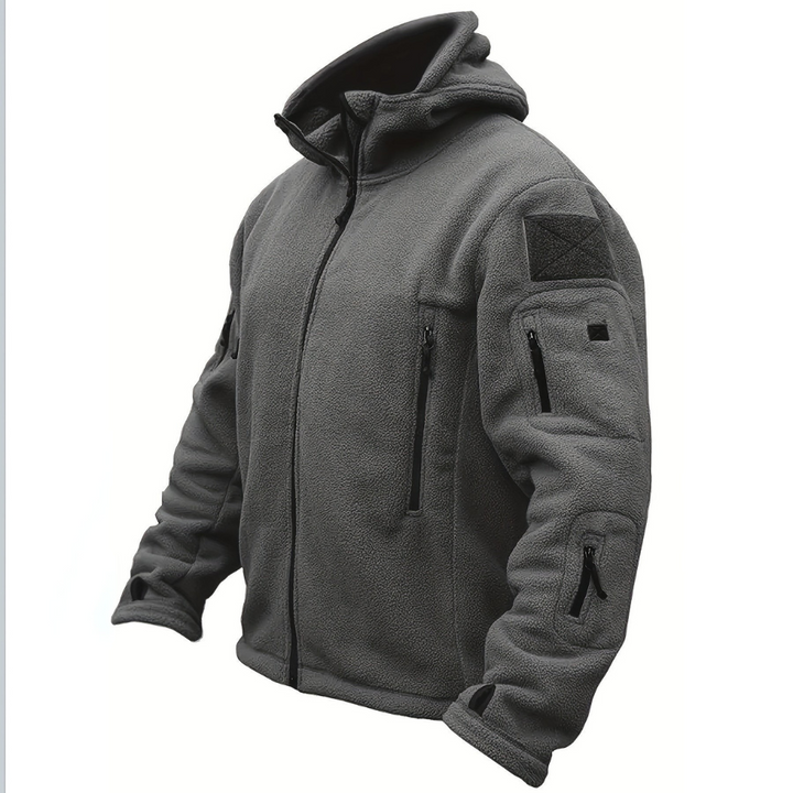 Men’s Tactical Multi Pocket Fleece Hoodie