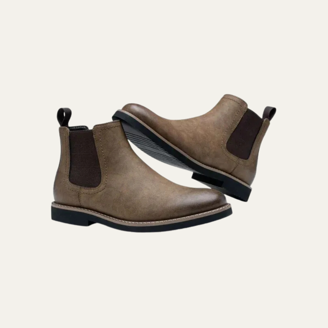 Mens Chelsea Boots Matte Lug Sole