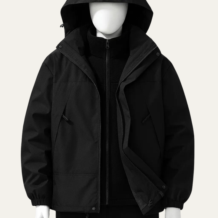 Mens Technical Jacket Insulated Waterproof Shell