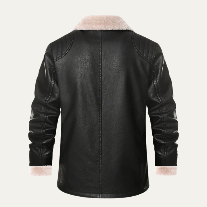 Mens Blazer Jacket Faux Shearling Lined Regular Fit