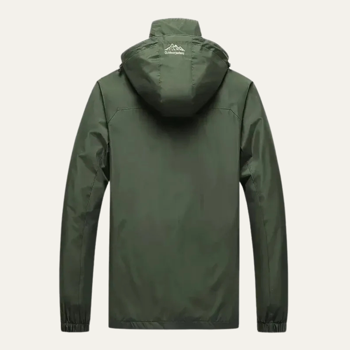 Mens Waterproof Technical Rain Jacket Windbreaker