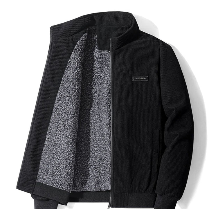 Mens Corduroy Jacket Fleece Lined Modern Fit